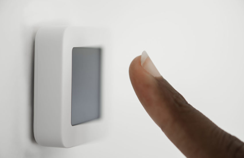 Fingerprint scan for smart home