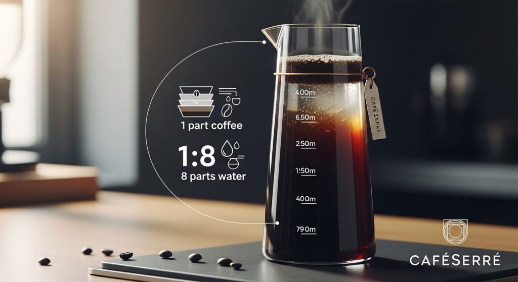 Master Your Cold Brew Coffee Ratio at Cafe Serre