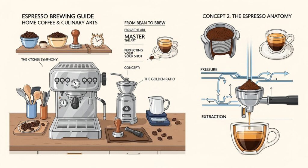 The Ultimate Espresso Brewing Guide: From Bean to Perfect Shot The Ultimate Espresso Brewing Guide: From Bean to Perfect Shot