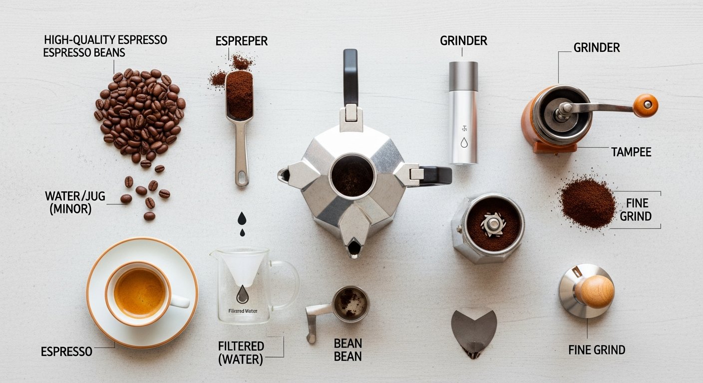 espresso brewing guide - inline-4 illustration