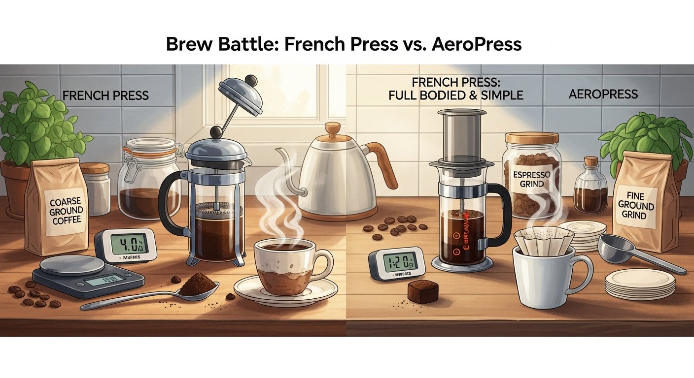 French Press vs AeroPress: Which Coffee Brewer Should You Choose?