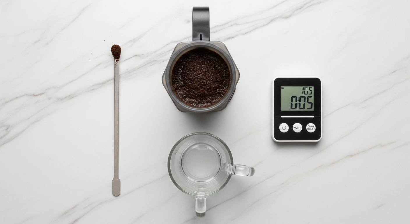 Diagram illustrating the standard and inverted AeroPress brewing methods