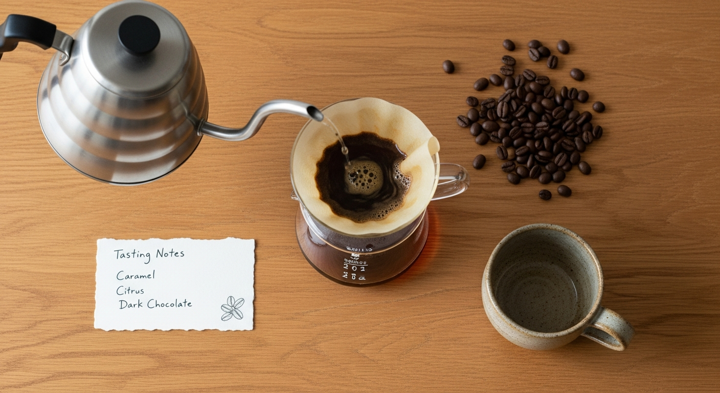 barista preparing espresso and milk-based specialty coffee drinks