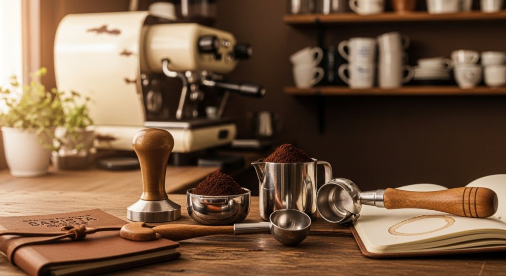 espresso puck prep tools baristas