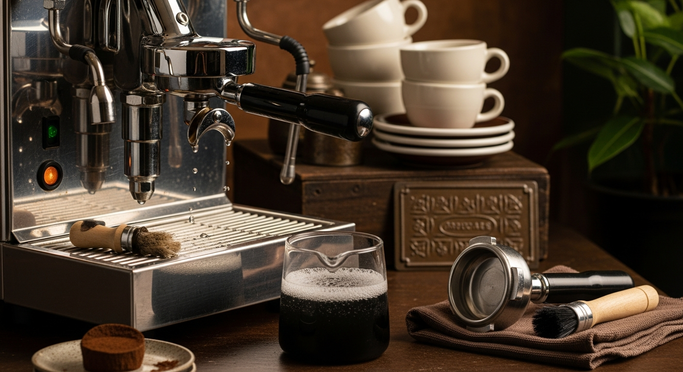 descale espresso machine properly
