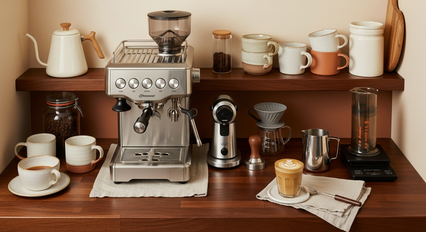 home barista setup small kitchens