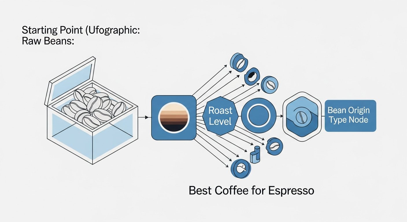best coffee for espresso - infographic 4 illustration