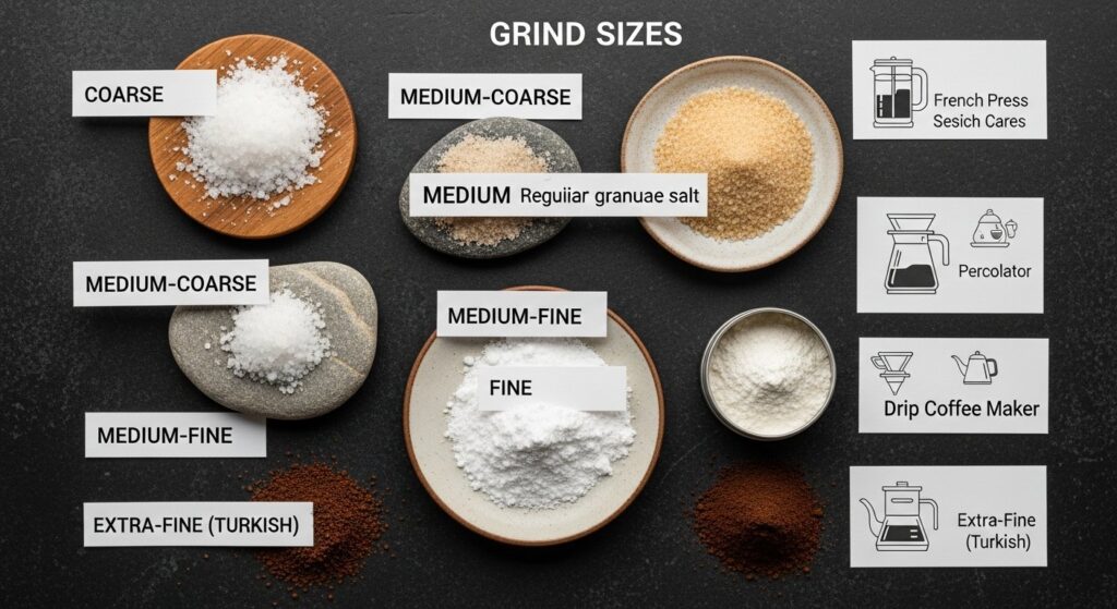Coffee Grind Size Guide Coffee Grind Size Guide