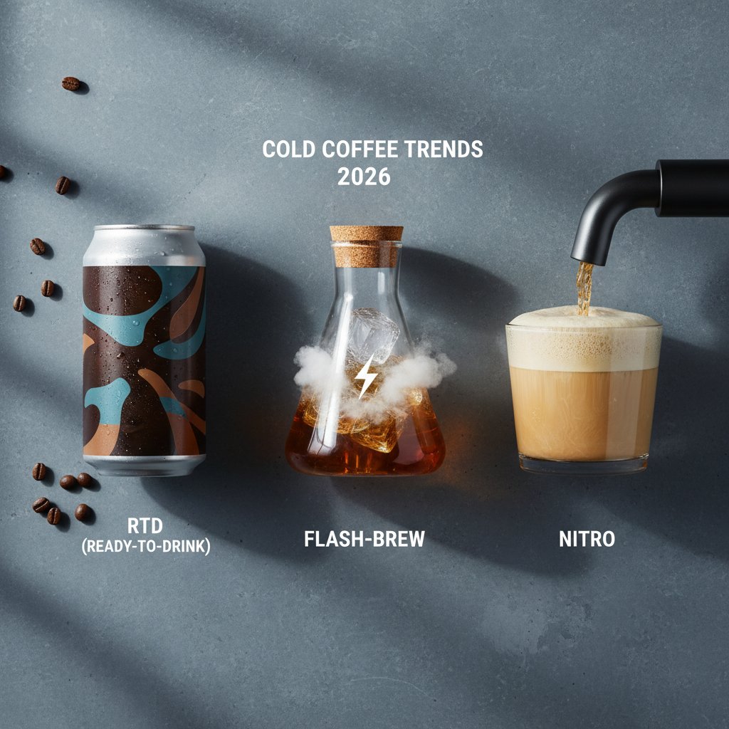 Cold Coffee Trends In 2026: Rtd, Flash-Brew, And Nitro Innovations