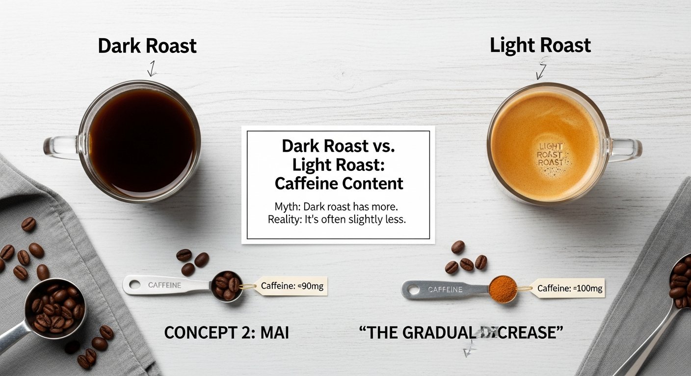 Does Dark Roast Have More Caffeine