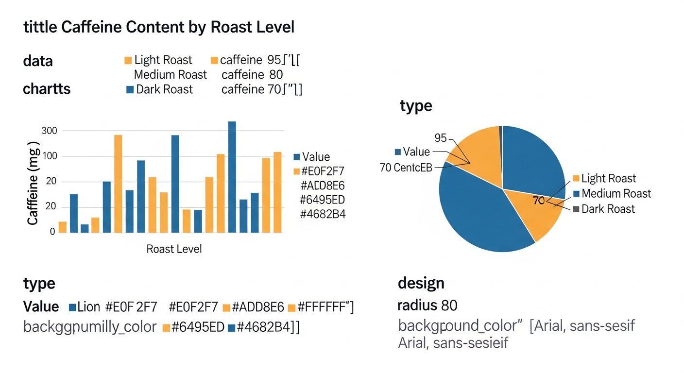 does dark roast have more caffeine - chart 6 illustration