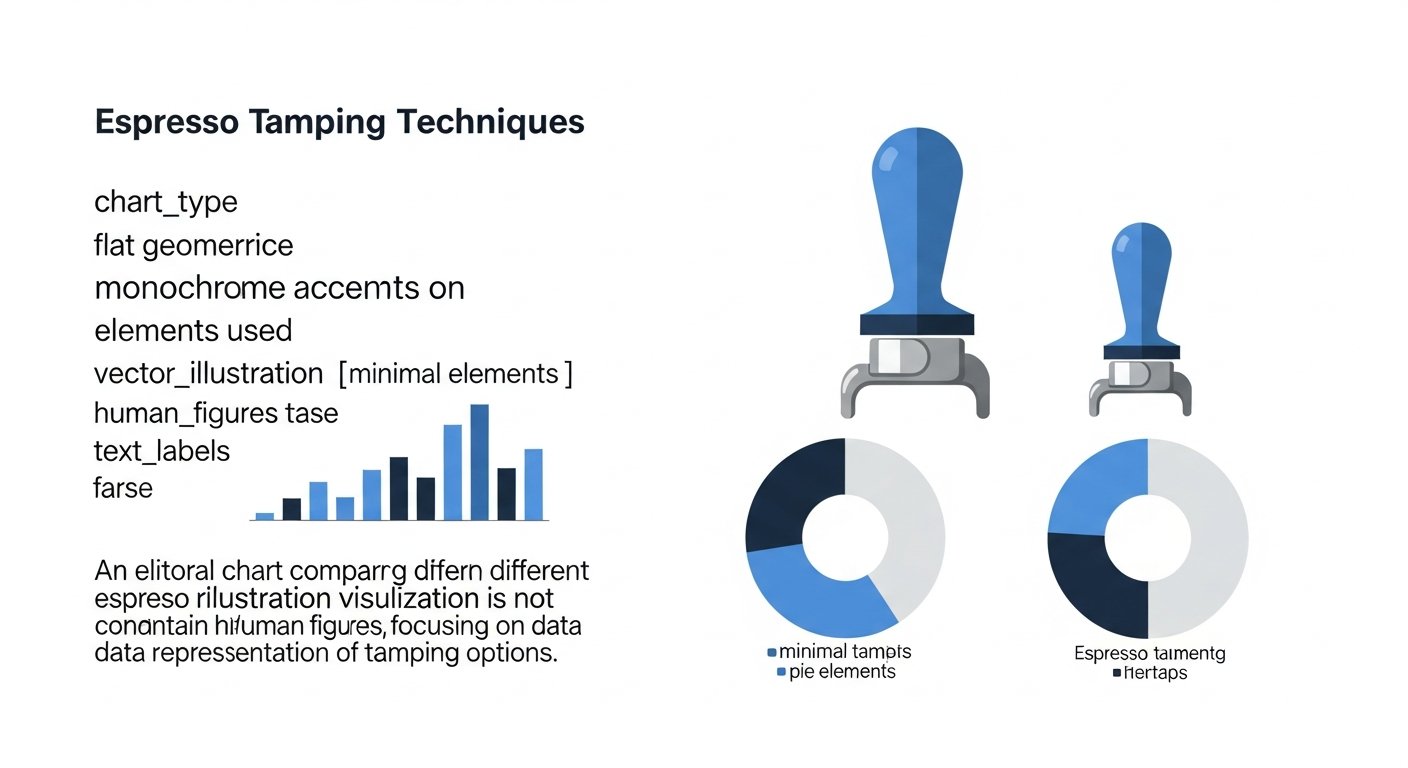 espresso tamping technique - chart 6 illustration