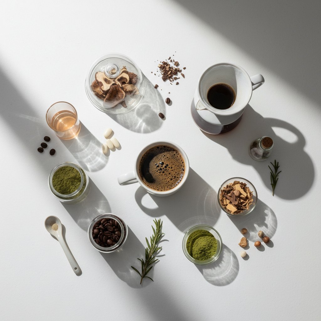 functional coffee: adaptogens, nootropics, and health-forward brews - photo 2 illustration