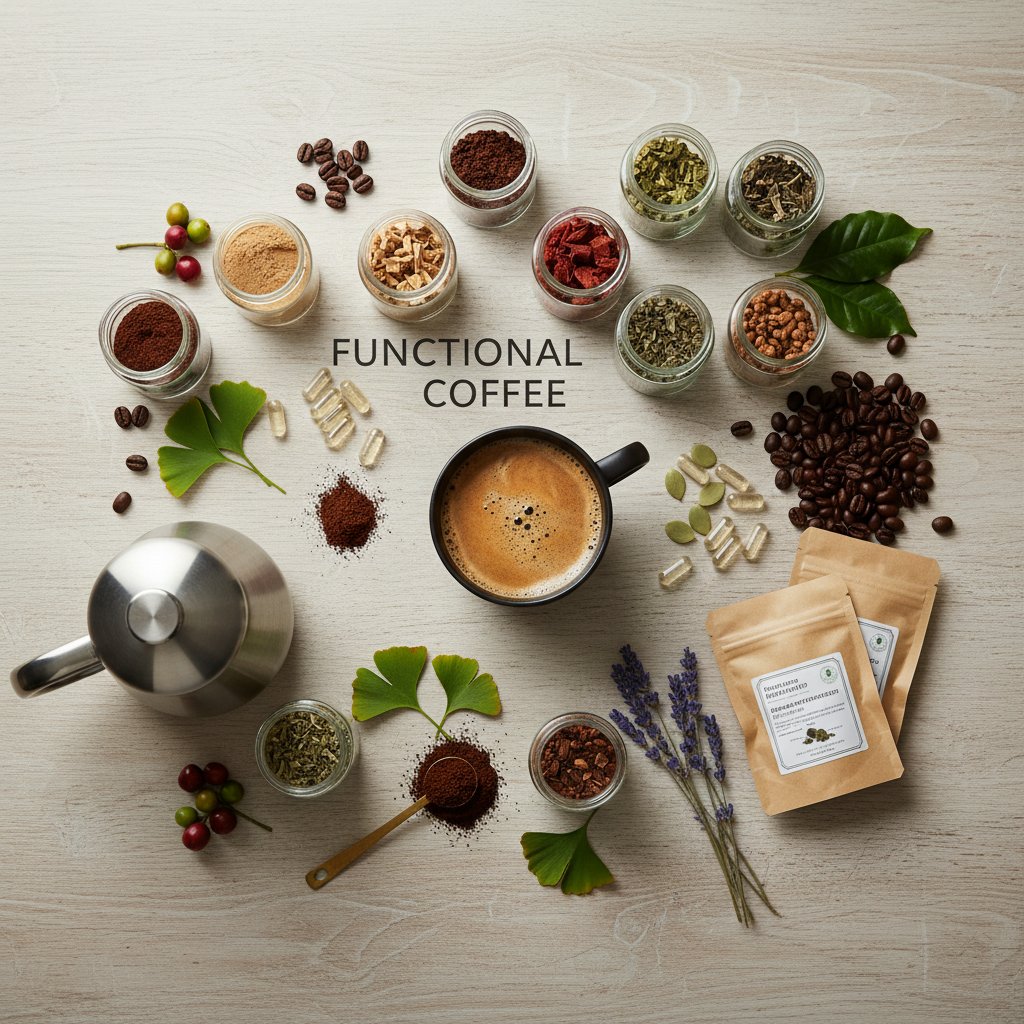 Functional Coffee: Adaptogens, Nootropics, And Health-Forward Brews