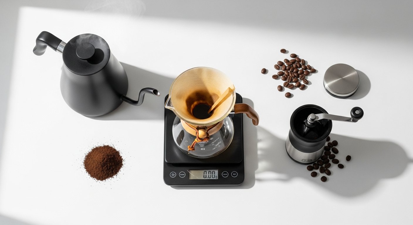 how to brew chemex - photo 2 illustration
