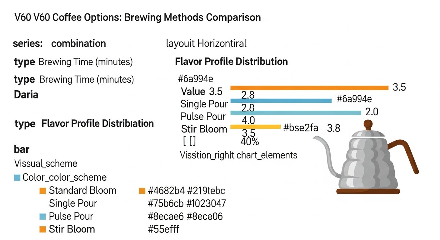 how to make v60 coffee - chart 6 illustration