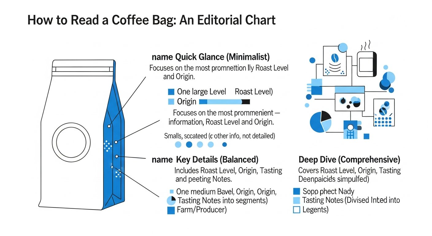 how to read a coffee bag - chart 6 illustration