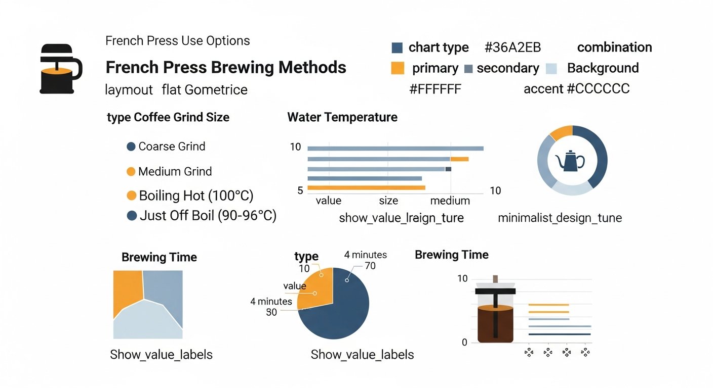how to use a french press - chart 6 illustration