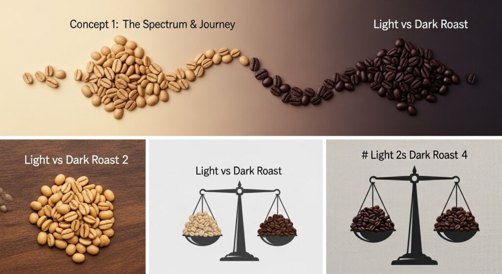 Light Vs Dark Roast Coffee Light Vs Dark Roast Coffee