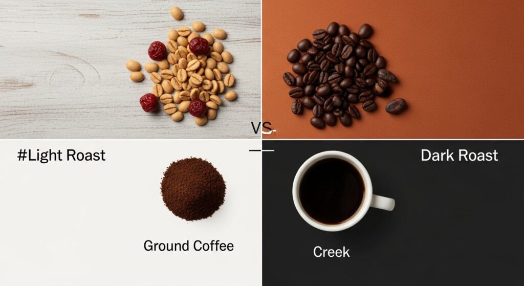 Light Vs Dark Roast Coffee Light Vs Dark Roast Coffee