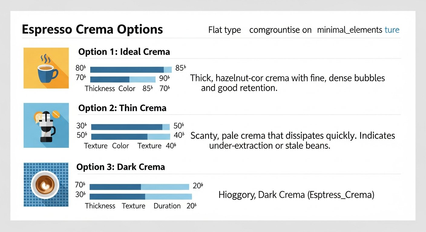 what is espresso crema - chart 6 illustration