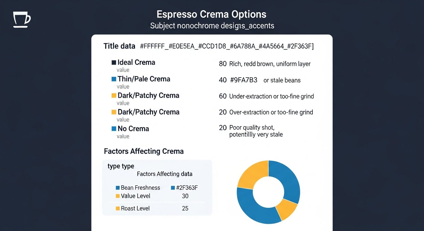what is espresso crema - chart 6 illustration
