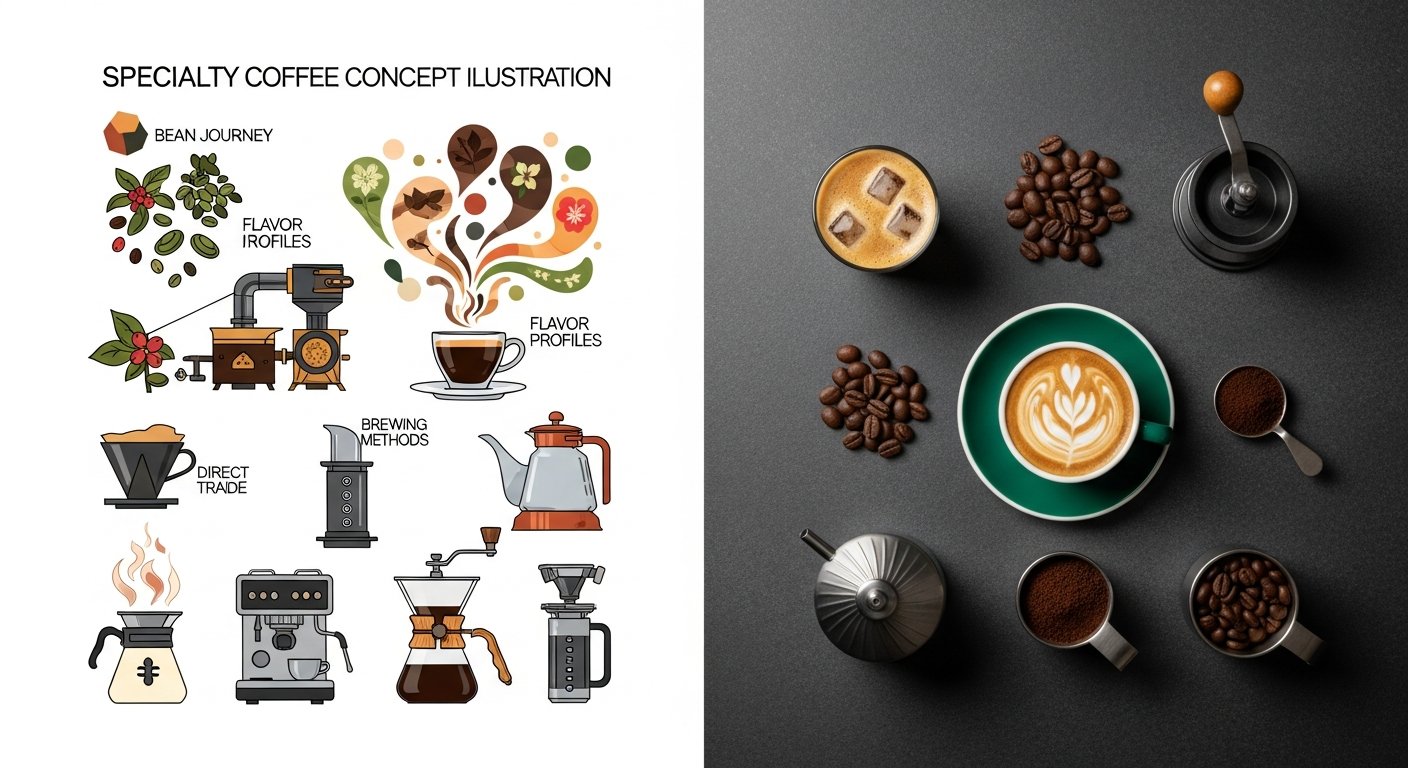 what is specialty coffee - photo 2 illustration